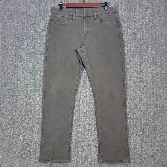 English Laundry Jeans Mens 32x28* Brown Straight Leg Stretch 5 Pocket Pants - Picture 1 of 13